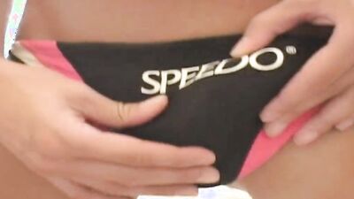 Skinny Asian chap is stroking his prick in this solo video