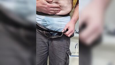 Naughty amateur bloke is having fun in this hot solo performance