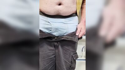 Naughty amateur bloke is having fun in this hot solo performance