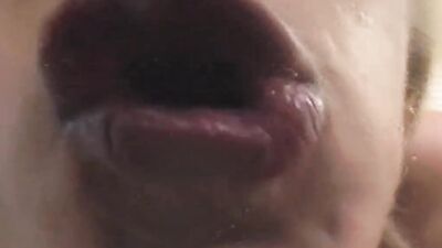 Amateur chap is stroking his pecker in front of the phone