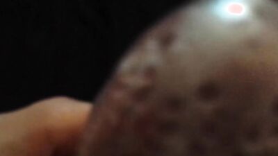 Naughty teen is playing with a toy in this hot performance
