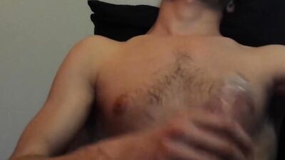 Naughty teen is playing with a toy in this hot performance