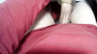 Amateur bloke films himself while fucking a tight gummy puss