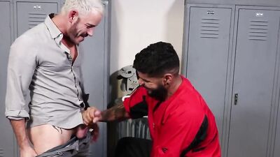 Rego Bello and his team mate are fucking in the locker room
