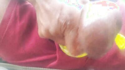 Perverted Jamaican bloke is having some fun in this solo performance
