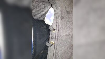 Close-up video of a chap stroking his prick while wearing a gloves