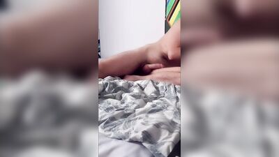 Cute straight bloke is filming himself while stroking his hard pecker