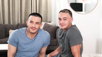 Manny and his cute boyfriend are barebacking in this hot video