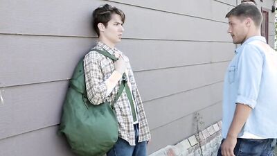 Bridger Watts and his cute college buddy are having sex
