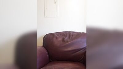 Amateur chap is flashing his ass in front of the camera
