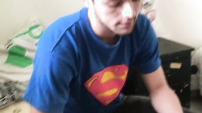 Cock hungry bloke gets his ass nailed with his neighbor's shaft