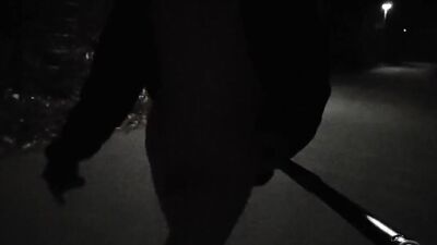 Bloke films himself while he's running naked through the streets