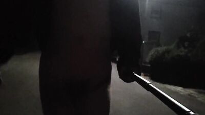 Bloke films himself while he's running naked through the streets