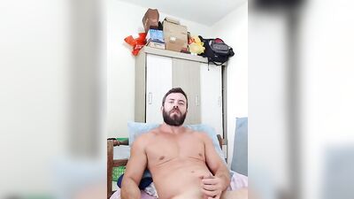 Fellow plays with his dick in a fan requested amateur video