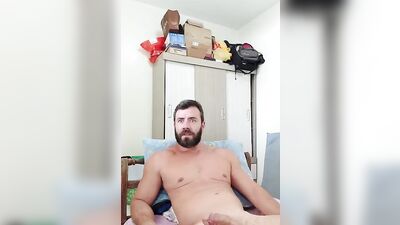 Fellow plays with his dick in a fan requested amateur video