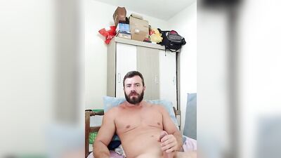 Fellow plays with his dick in a fan requested amateur video