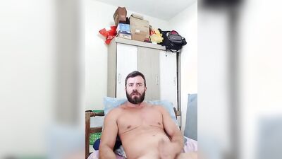 Fellow plays with his dick in a fan requested amateur video