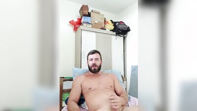 Fellow plays with his dick in a fan requested amateur video