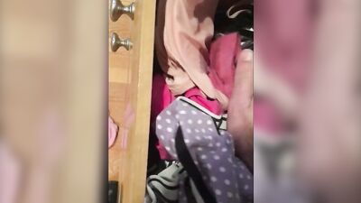 Horny femboy films himself as he's jerking his tiny pecker