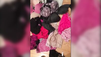 Horny femboy films himself as he's jerking his tiny pecker