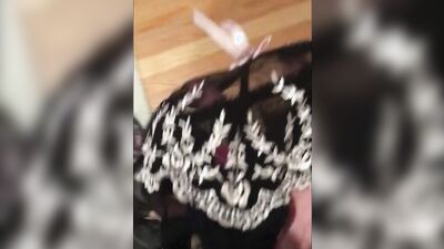 Horny femboy films himself as he's jerking his tiny pecker