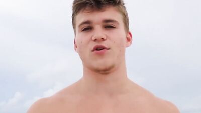 Good looking fellow is jerking his phallus in this amateur video