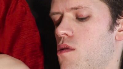 Horny straight dude is stroking his schlong in fan request video