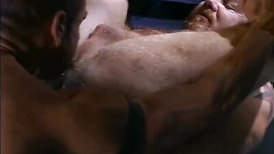 Horny dude's ass is getting destroyed with huge black dildo