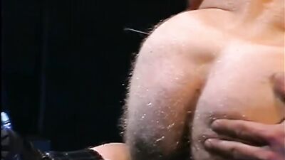 Horny dude's ass is getting destroyed with huge black dildo