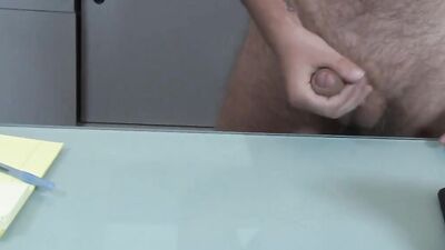Beefed dudes sucks neighbor's prick and gets bonked in a doggystyle position
