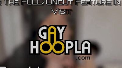 Longhairrd dude is nailing his roommate's tight hole with a cock