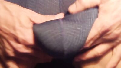 Naughty boxer is craving for some action in this raw footage