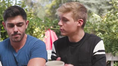 Brandon Anderson & Jack Bailey are barebacking on the couch