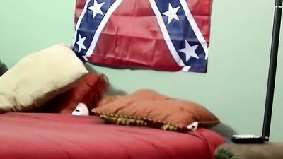 Horny Joe is sucking cute twink's prick in this homemade video