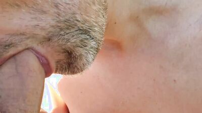Perverted gay chap is craving for some cock in public