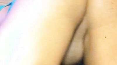 Amateur Latino is flashing his butt in front of the camera