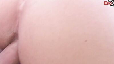 Cock hungry sissy is getting screwed on the couch by neighbor