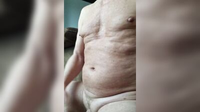 Perverted stepdad plays with pecker in this raw homemade footage
