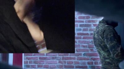 Naughty masked bloke is sucking stranger's prick in this raw footage
