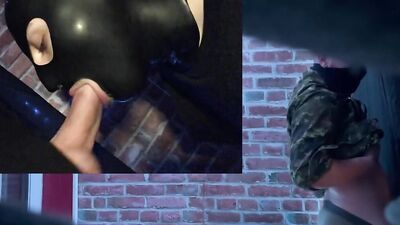 Naughty masked bloke is sucking stranger's prick in this raw footage
