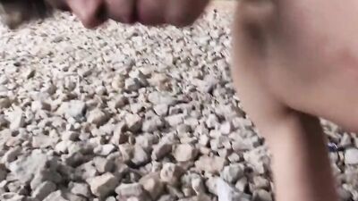 Skinny chap is having some fin in this homemade video