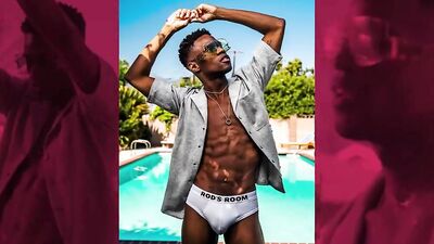 Pretty African chap is riding his horny mate's hard cock