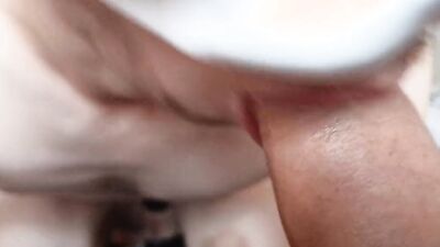 Fucked a young hole with a sissy femboy without a condom to cum