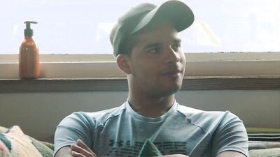 Perverted amateur dude strokes his hard piston in this solo video