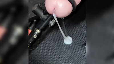 Horny chap jerks off in this hot close-up footage