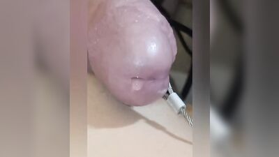 Horny chap jerks off in this hot close-up footage