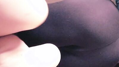 Big ass femboy with sexy feet