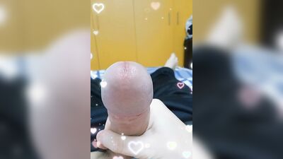 Challenge #10 BDSM and Femdom: College: Student - twice cumshot, VERY BIG Ruined orgasm, Post orgasm