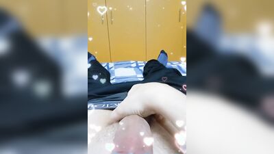 Challenge #10 BDSM and Femdom: College: Student - twice cumshot, VERY BIG Ruined orgasm, Post orgasm