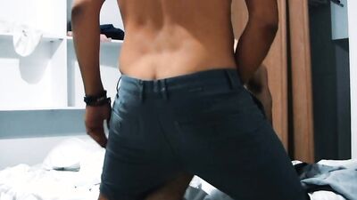 Two amateur Latinos are enjoying in some hot homemade action